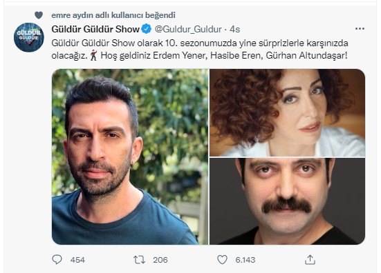 guldur guldur show a kimler dahil oldu